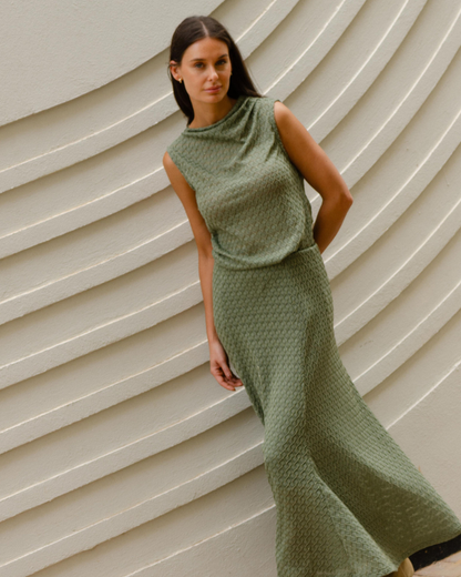 Pollera Rafaela Verde
