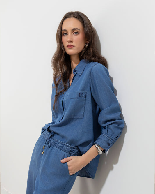 Camisa Maria Light Denim