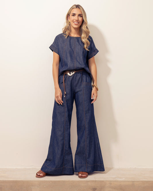 Pantalon Filipa Azul Denim