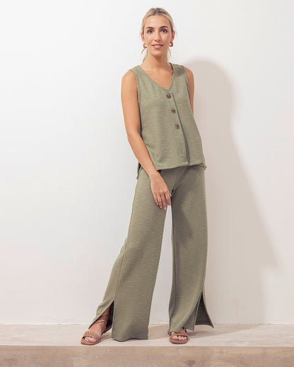 Pantalon Iciar Verde