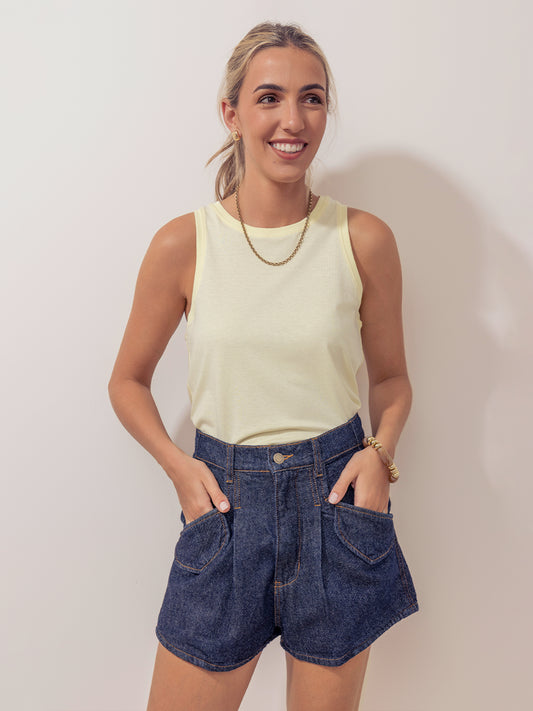 Remera Jimena Vainilla