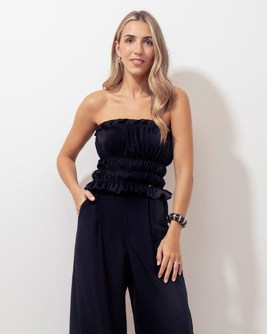 Blusa Pitimini Seda Negra