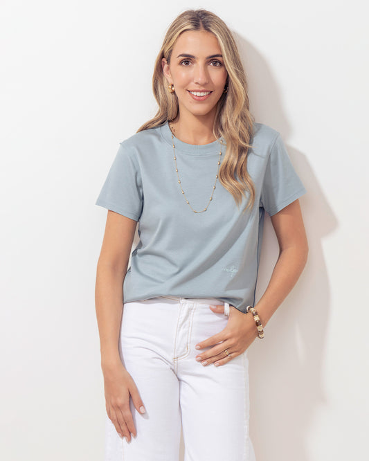 Remera Palmas Cristal