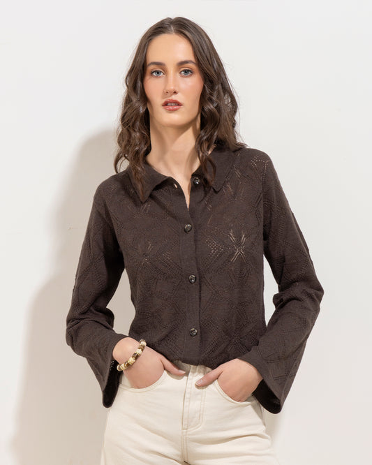 Cardigan Aurora Chocolate