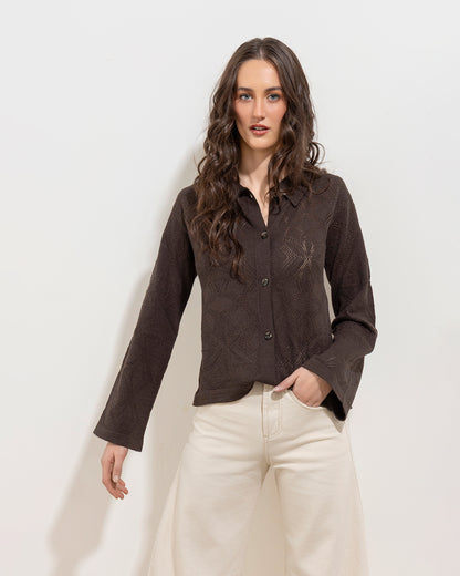 Cardigan Aurora Chocolate