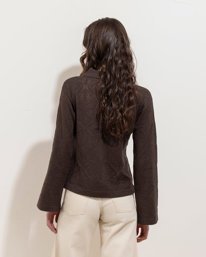 Cardigan Aurora Chocolate