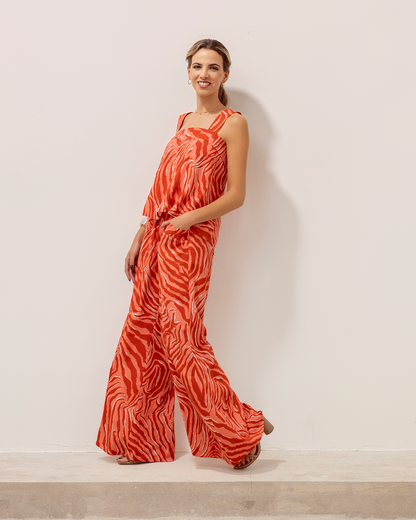 Top Filipa Print Rojo