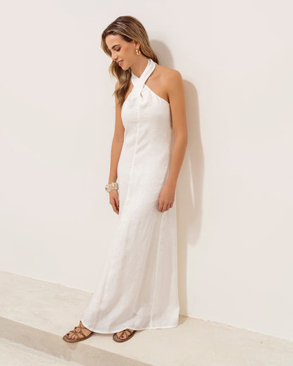 Vestido Santander Lino Natural