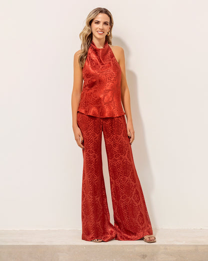 Blusa Iciar Jacquard Bordo