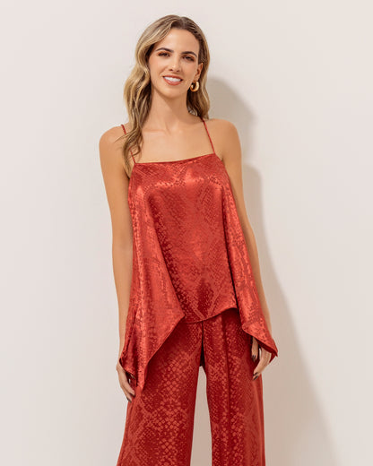 Blusa Cielo Jacquard Bordo