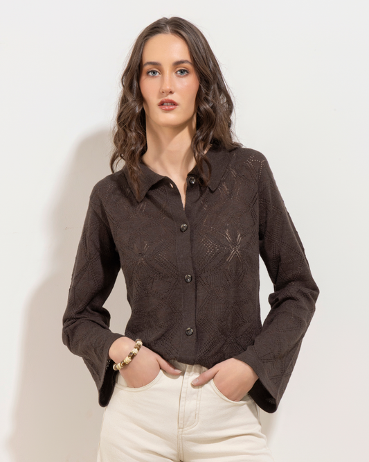 Cardigan Aurora Chocolate