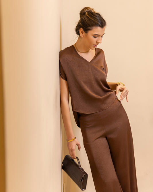 Blusa Almudena Chocolate