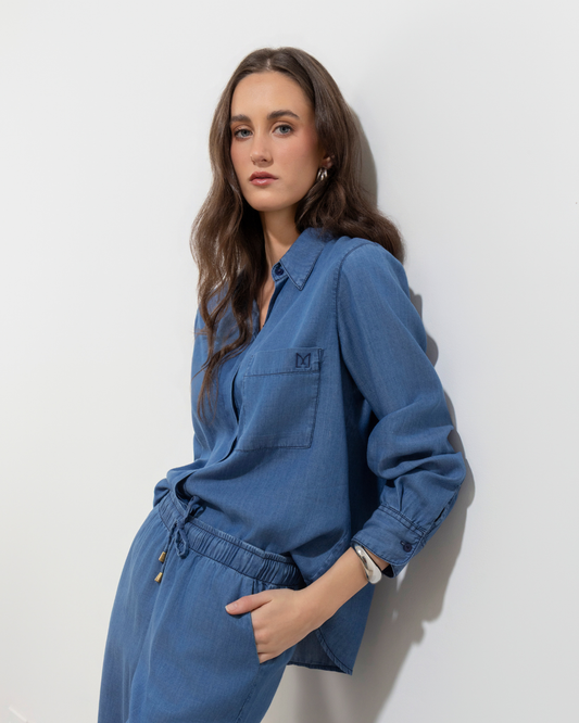 Camisa Maria Light Denim