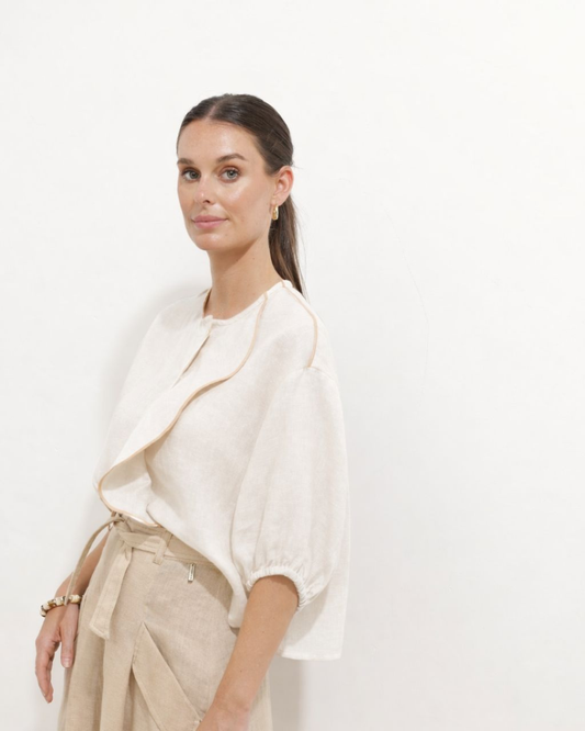 Camisa Coral Off White