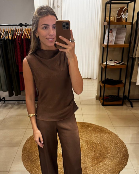 Blusa Rafaela Chocolate