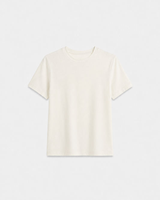 Remera Basica Off White