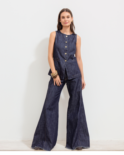 Jeans Aline Azul Denim