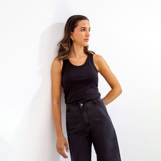 Musculosa Básica Mlp Negra