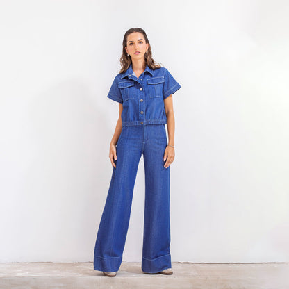 Camisa Isa Azul