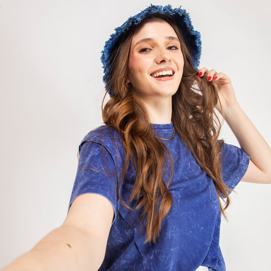 Gorro Ana Azul Denim