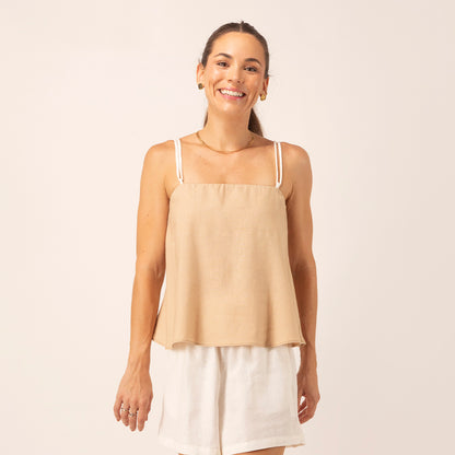 Blusa Paula Mezcla Beige