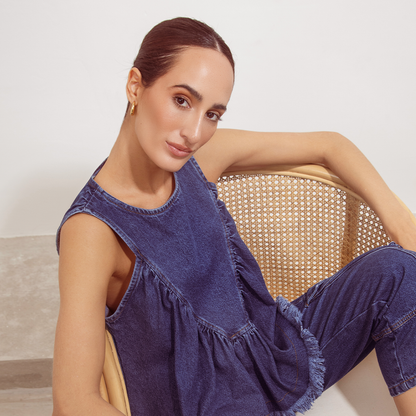 Blusa Mar Azul