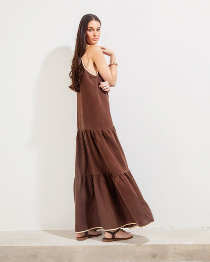 Solera Renata Lino Chocolate Y Vainilla