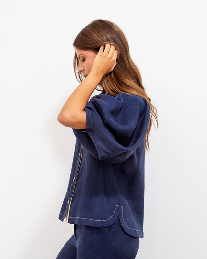 Camisa Gerald Lino Azul
