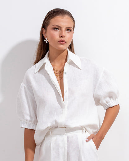 Camisa Mar Lino Natural