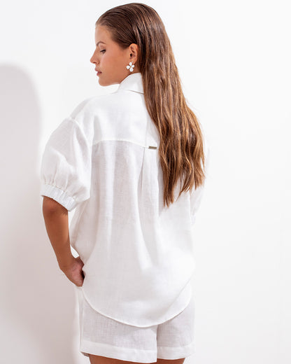 Camisa Mar Lino Natural