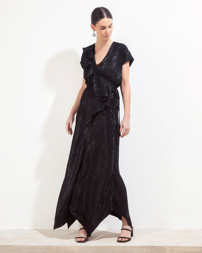 Blusa Jazmin Jacquard Negro