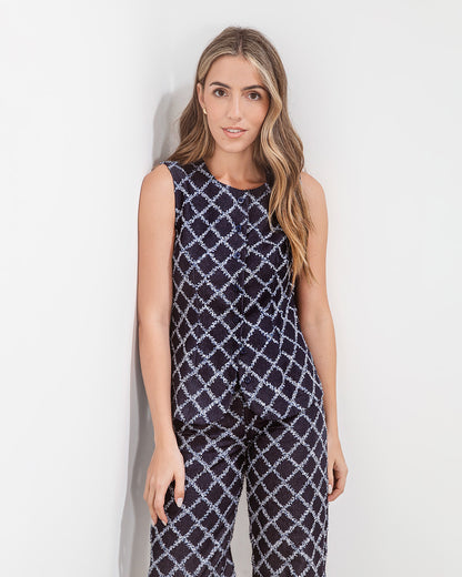 Chaleco Sevilla  Denim Textura