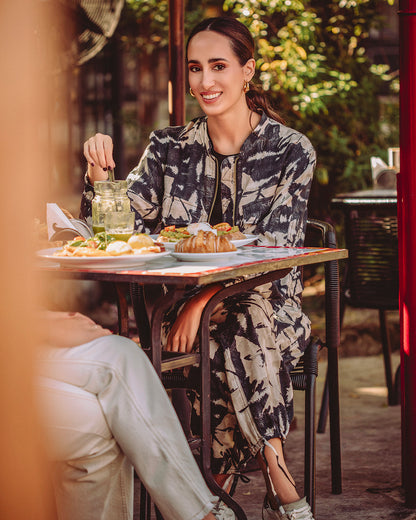 Bomber Lino New Batik Negro