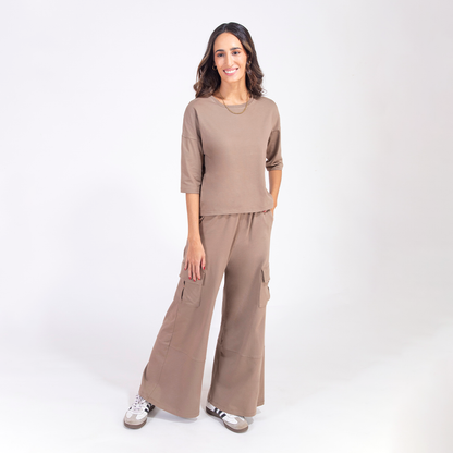 Remera Margarita Beige
