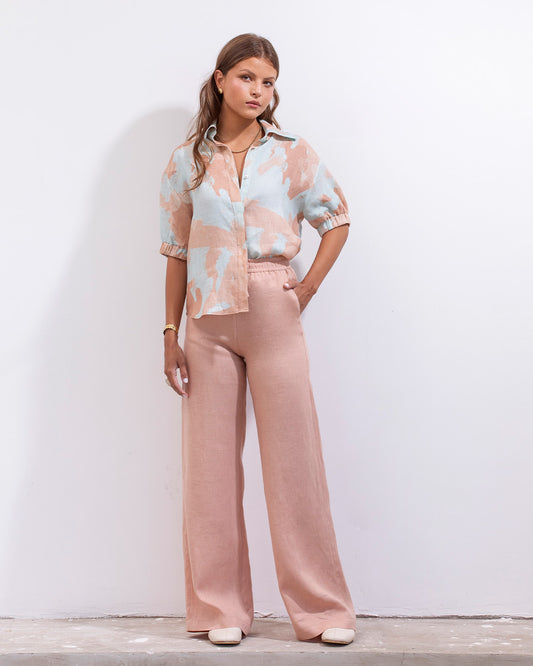 Pantalón Teresa Lino Rosé