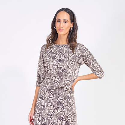 Remera Margarita Snake Natural