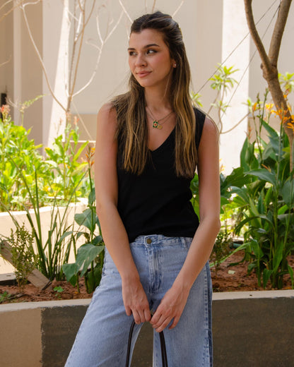 Musculosa Vane Negra
