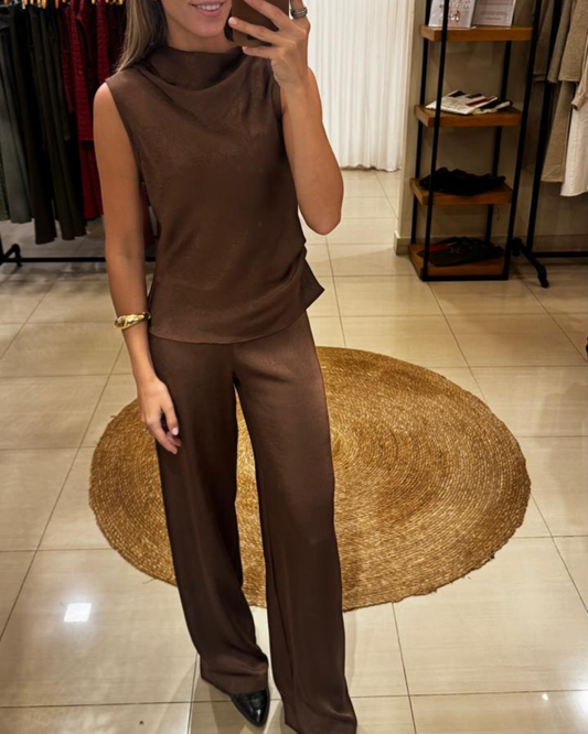 Pantalon Almudena Chocolate