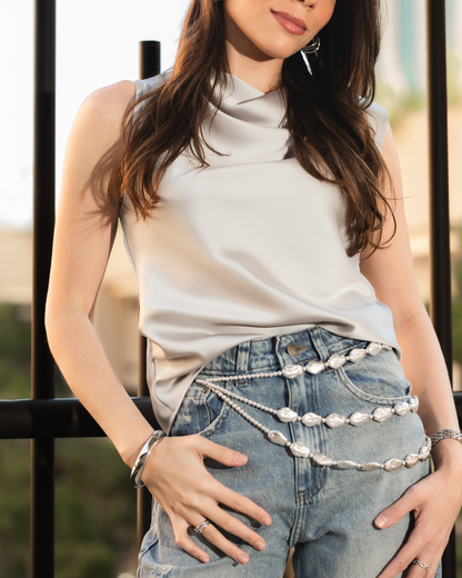 Blusa Rafaela Plata
