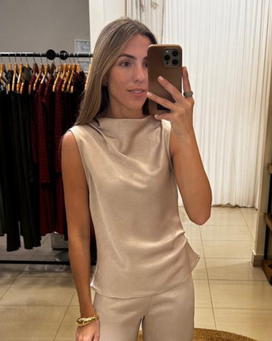 Blusa Rafaela Beige