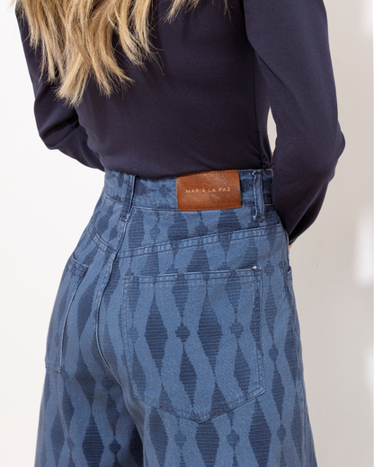 Jeans Maggy Rombos Azul