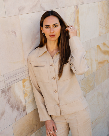 Chaqueta Victoria Beige
