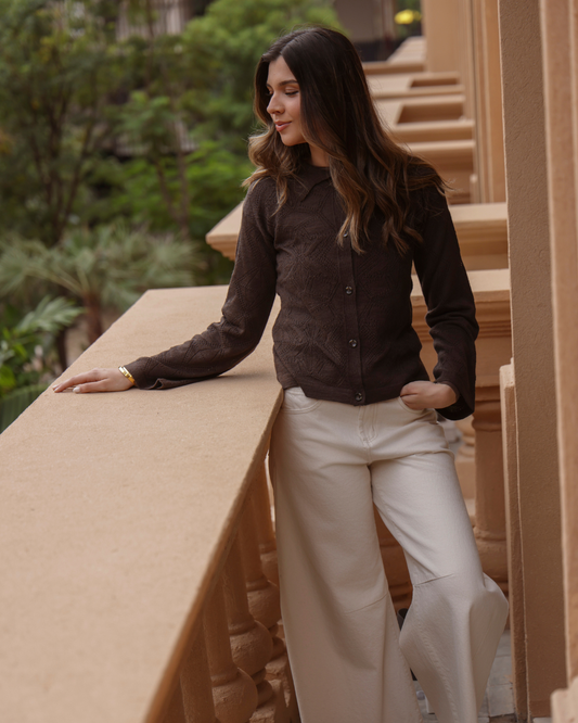 Cardigan Aurora Chocolate