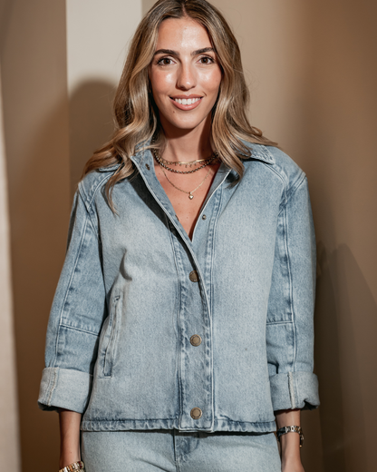 Campera Techy Azul Claro
