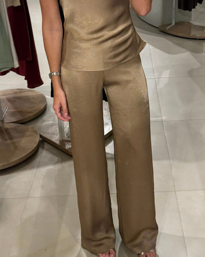 Pantalon Almudena Camel