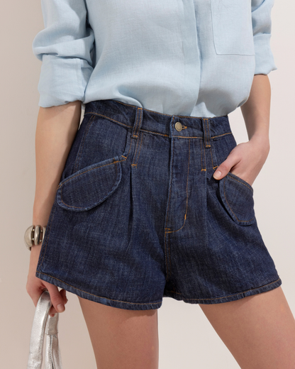 Short Belen Denim Azul