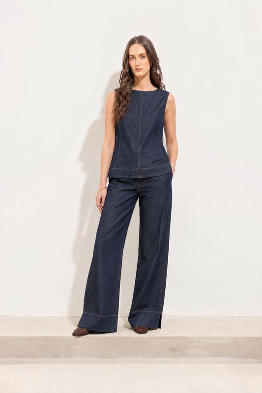 Blusa Celia Azul Denim