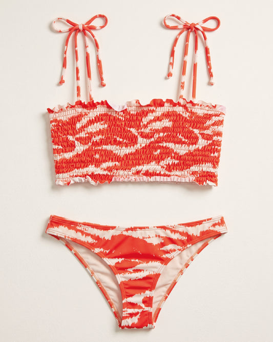 Bikini Eva Print Orange