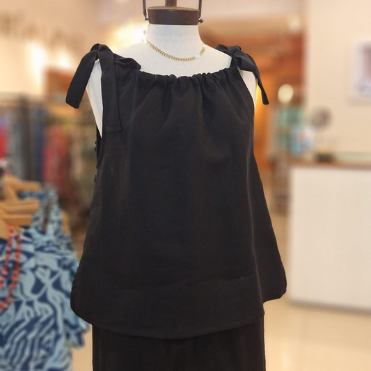 Blusa Ara Hilo Negro