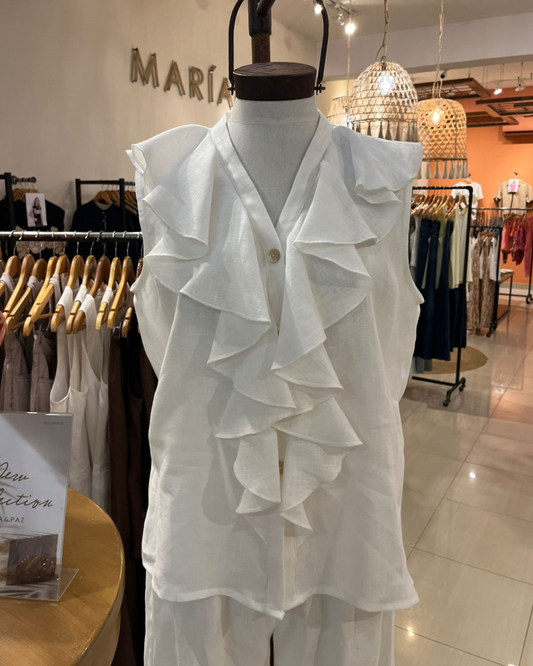 Blusa Bella Lino Natural